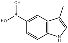 (3-methyl-1H-indol-5-yl)boronic acid Structure