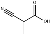 Propanoic acid, 2-cyano- Struktur