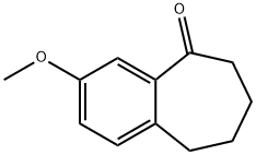 3-甲氧基-6,7,8,9-四氢-苯并环庚烷-5-酮, 6500-62-5, 结构式