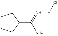 环戊烷甲脒盐酸盐 结构式