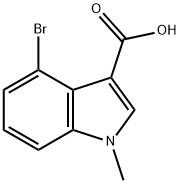 4-BROMO-1-METHYL-1H-INDOLE-3-CARBOXYLIC ACID Structure