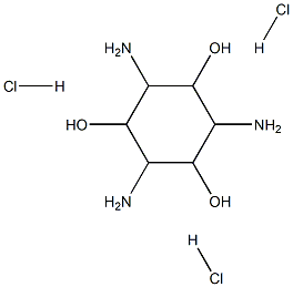 all-cis-2,4,6-Triaminocyclohexane-1,3,5-triol trihydrochloride Struktur
