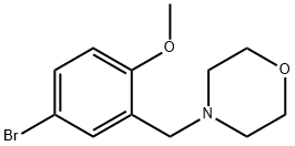 4-(5-Bromo-2-methoxybenzyl)morpholine Structure