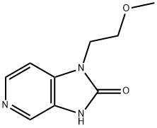 1-(2-methoxyethyl)-1H,2H,3H-imidazo[4,5-c]pyridin-2-one Structure