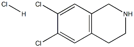 6,7-Dichloro-1,2,3,4-tetrahydro-isoquinoline hydrochloride Structure