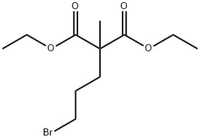 diethyl 2-(3-bromopropyl)-2-methylmalonate Structure