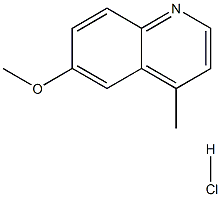 6-Methoxy-4-methylquinoline hydrochloride 结构式
