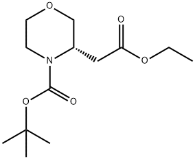 (S)-tert-Butyl 3-(2-ethoxy-2-oxoethyl)morpholine-4-carboxylate
