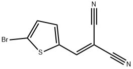 5-溴-2-(2,2-二氰基乙烯基)噻吩 结构式