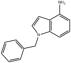 1-Benzyl-1H-indol-4-ylamine 结构式