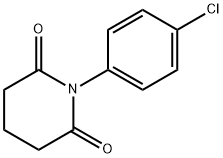 N-(4-CHLOROPHENYL)GLUTARIMIDE Struktur