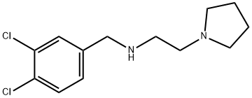 N-(3,4-dichlorobenzyl)-2-(pyrrolidin-1-yl)ethanamine Structure