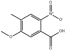 5-Methoxy-4-methyl-2-nitrobenzoic acid Structure