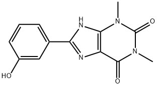 3-(1,3-dimethyl-2,6-dioxo-2,3,6,7-tetrahydro-1H-purin-9-ium-8-yl)phenolate Structure