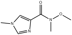 N-methoxy-N,1-dimethyl-1H-imidazole-4-carboxamide Struktur