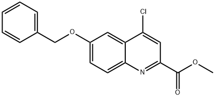 6-Benzyloxy-4-chloro-quinoline-2-carboxylic acid methyl ester