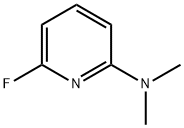 6-氟-N,N-二甲基吡啶-2-胺 结构式