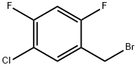1-(溴甲基)-5-氯-2,4-二氟苯 结构式