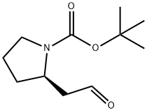 (2R)-2-(2-oxoethyl)-1-Pyrrolidine carbocylic acid 1,1-dimethylethyl ester 结构式