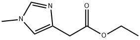 2-(1-甲基-1H-咪唑-4-基)乙酸乙酯 结构式