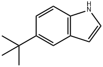5-TERT-ブチル-1H-インドール 化学構造式