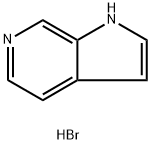 1H-pyrrolo[2,3-c]pyridine hydrobromide Structure