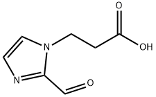 3-(2-formyl-1H-imidazol-1-yl)propanoic acid Structure