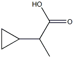 2-Cyclopropyl-propionic acid Structure
