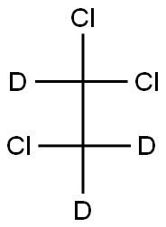 1,1,2-三氯乙烷 (1,2,2-D3), , 结构式