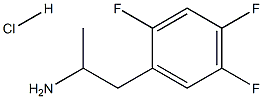 1-(2,4,5-trifluorophenyl)propan-2-amine hydrochloride 结构式