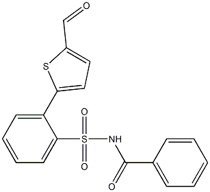 N-(2-(5-formylthiophen-2-yl)phenylsulfonyl)benzamide