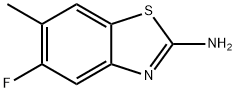 5-Fluoro-6-methyl-benzothiazol-2-ylamine Structure