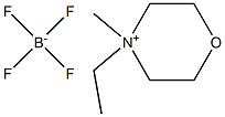 N-methyl ,ethyl-Morpholinium tetrafluoroborate Structure