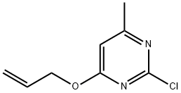4-(烯丙氧基)-2-氯-6-甲基嘧啶, 1250367-45-3, 结构式