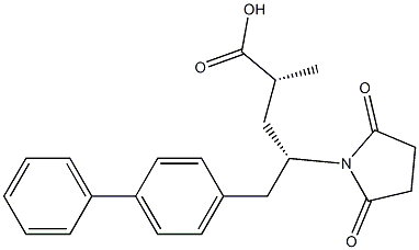 (2R,4S)-4-([1,1'-Biphenyl]-4-ylmethyl)-2-methyl-4-(2,5-dioxopyrrolidin-1-yl)butanoic acid Struktur