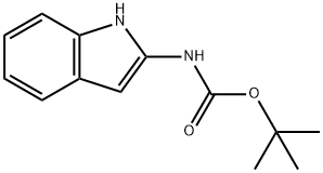 Carbamic acid, 1H-indol-2-yl-, 1,1-dimethylethyl ester (9CI) Structure