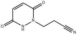 3-(3-Hydroxy-6-oxo-6H-pyridazin-1-yl)-propionitrile Struktur