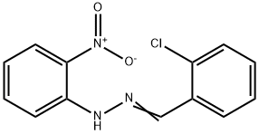 (1E)-1-(2-chlorobenzylidene)-2-(2-nitrophenyl)hydrazine 结构式