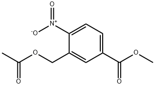 methyl 3-(acetoxymethyl)-4-nitrobenzoate, 201933-03-1, 结构式