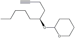 2-((S)-Dec-1-yn-5-yloxy)tetrahydro-2H-pyran Struktur