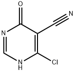 6-chloro-4-oxo-1,4-dihydropyrimidine-5-carbonitrile