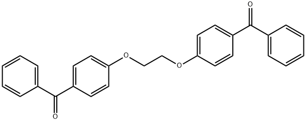 [ethane-1,2-diylbis(oxybenzene-4,1-diyl)]bis(phenylmethanone) Struktur