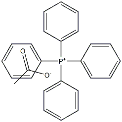 Tetraphenylphosphonium acetate Struktur