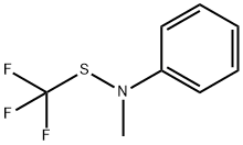 N-甲基-N-(三氟甲基硫代)苯胺 结构式
