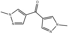 bis(1-methyl-1H-pyrazol-4-yl)methanone Struktur