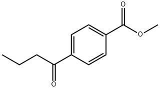4-BUTYRYLBENZOIC酸甲酯, 71616-83-6, 结构式