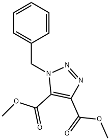 1-ベンジル-1H-1,2,3-トリアゾール-4,5-ニカルボン酸ジメチル 化学構造式