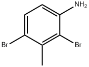 2,4-Dibromo-3-methylaniline Struktur