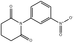 N-(3-NITROPHENYL)GLUTARIMIDE Struktur