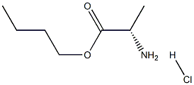 L-Alanine, butyl ester, hydrochloride Struktur